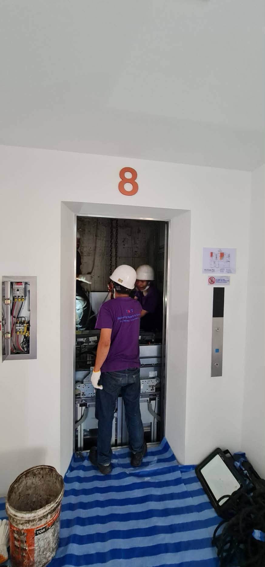 🔧 งานซ่อมบำรุงลิฟต์ 📍 Magnix Condo Ramintra 21